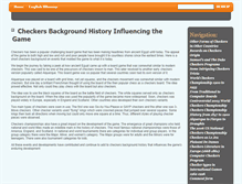 Tablet Screenshot of checkersbackground.com